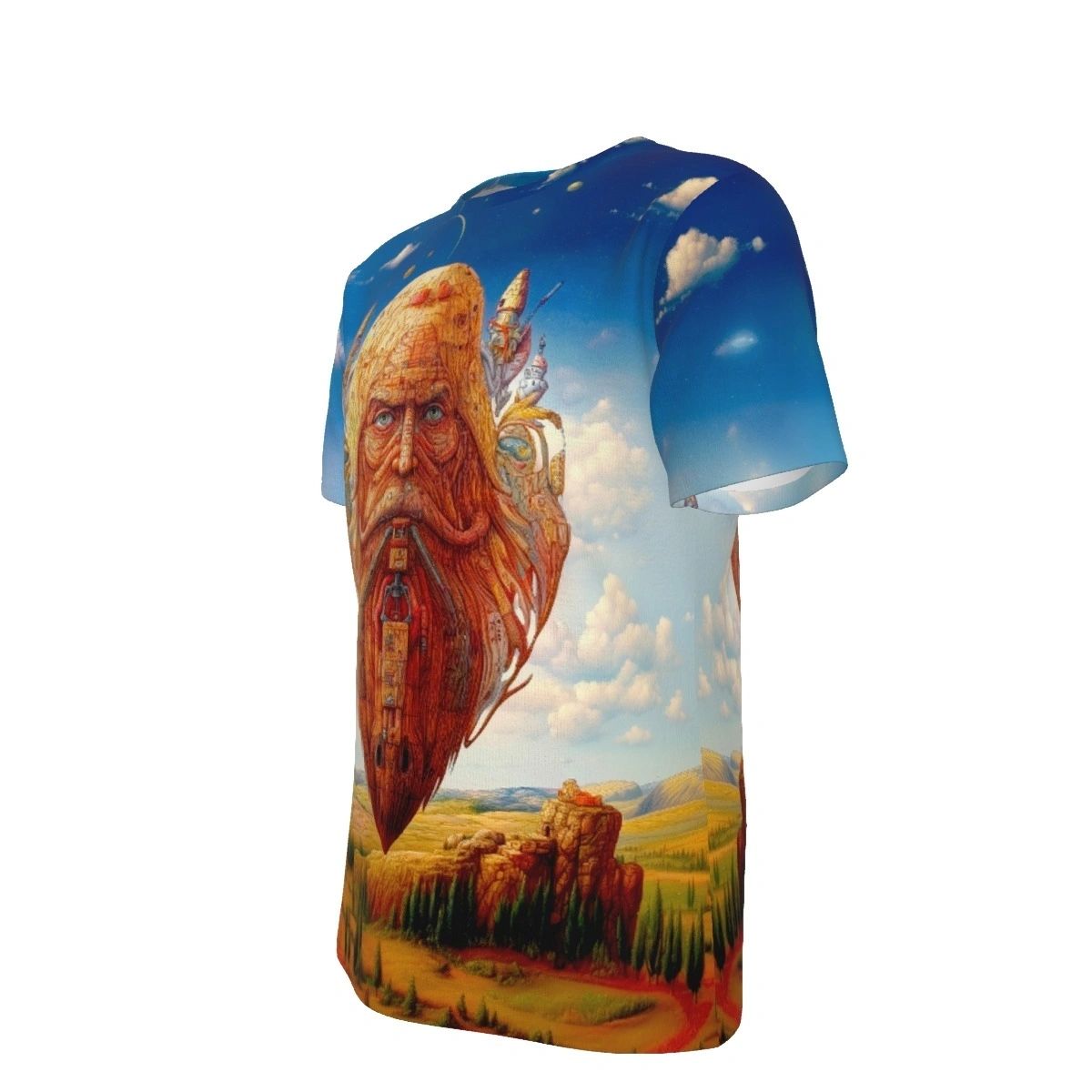 FLOATING BEARD BEARD ALL OVER SHIRT AND TANK TOP