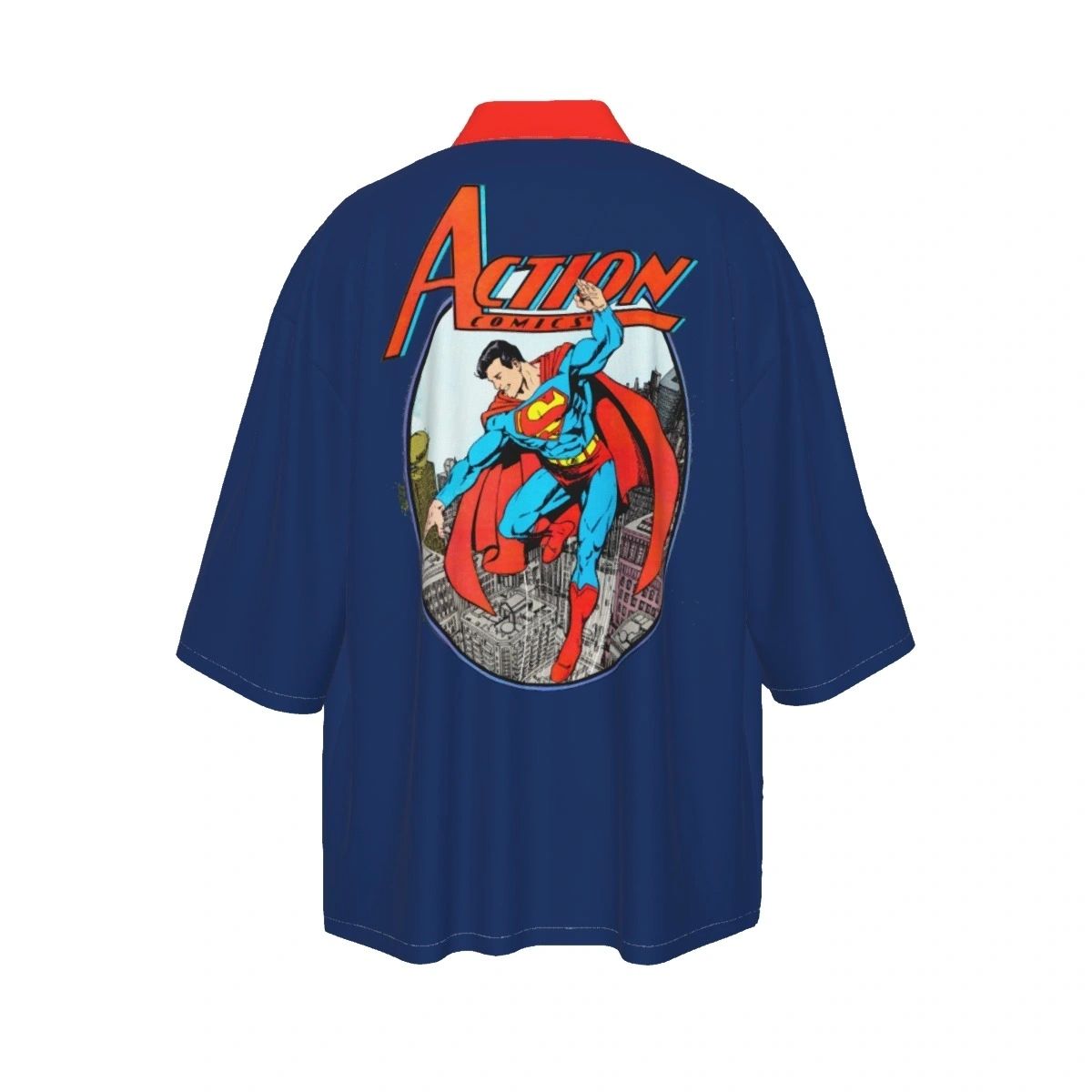 SUPERMAN KIMONO - DROP SHOULDER SHORT JACKET