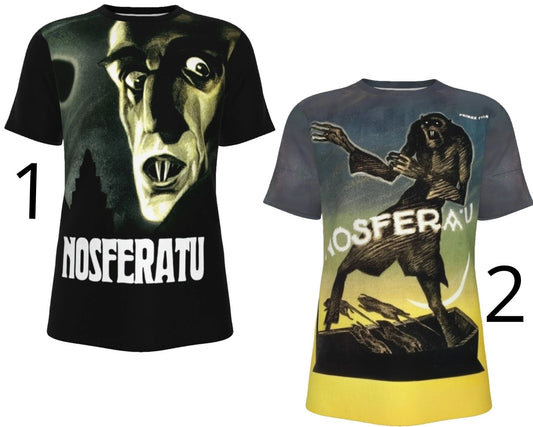NOSFERATU MOVIE POSTERS ALL OVER SHIRT AND TANK TOP