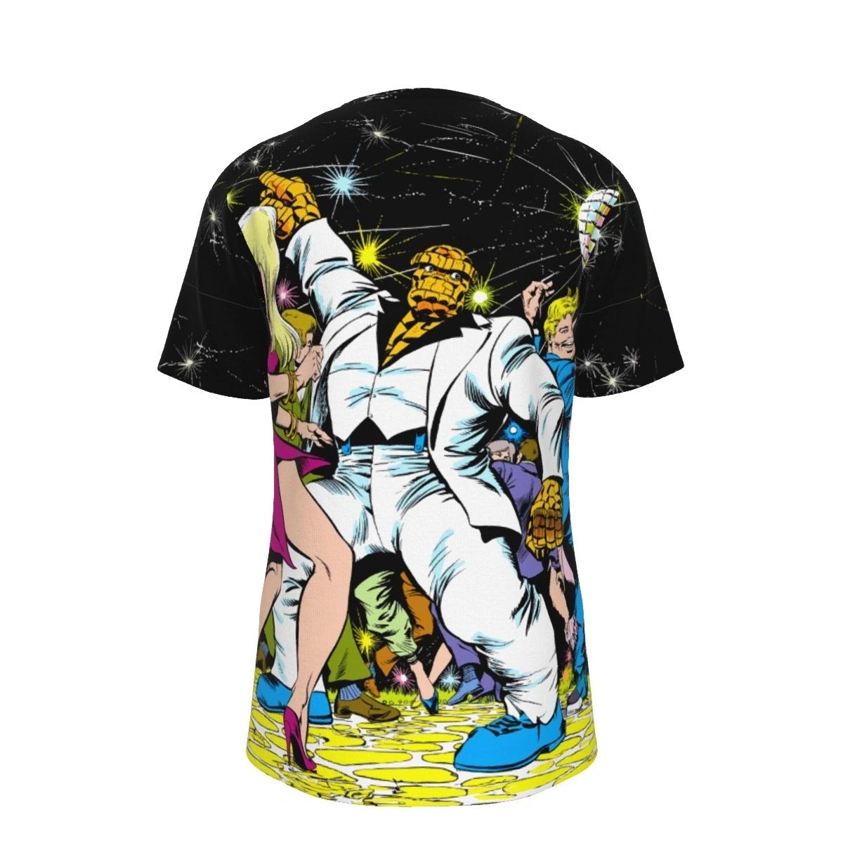 THING & ANGEL DISCO ALL OVER PRINT SHIRT AND TANK TOP