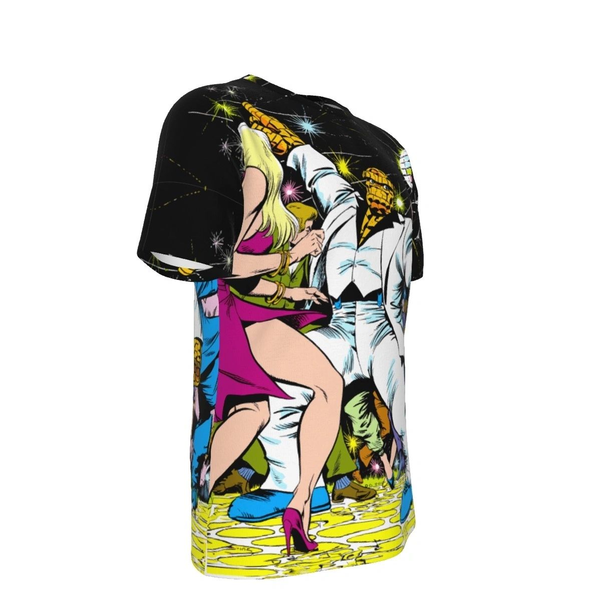 THING & ANGEL DISCO ALL OVER PRINT SHIRT AND TANK TOP