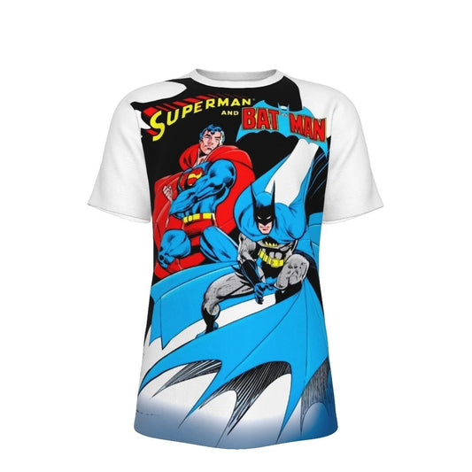 WORLDS FINEST 285 ALL OVER PRINT SHIRT AND TANK TOP -SUPERMAN BATMAN FRANK MILLER