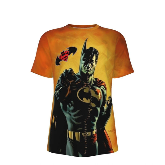 COMPOSITE SUPERMAN ALL OVER PRINT SHIRT AND TANK TOP - BERNIE WRIGHTSON ART