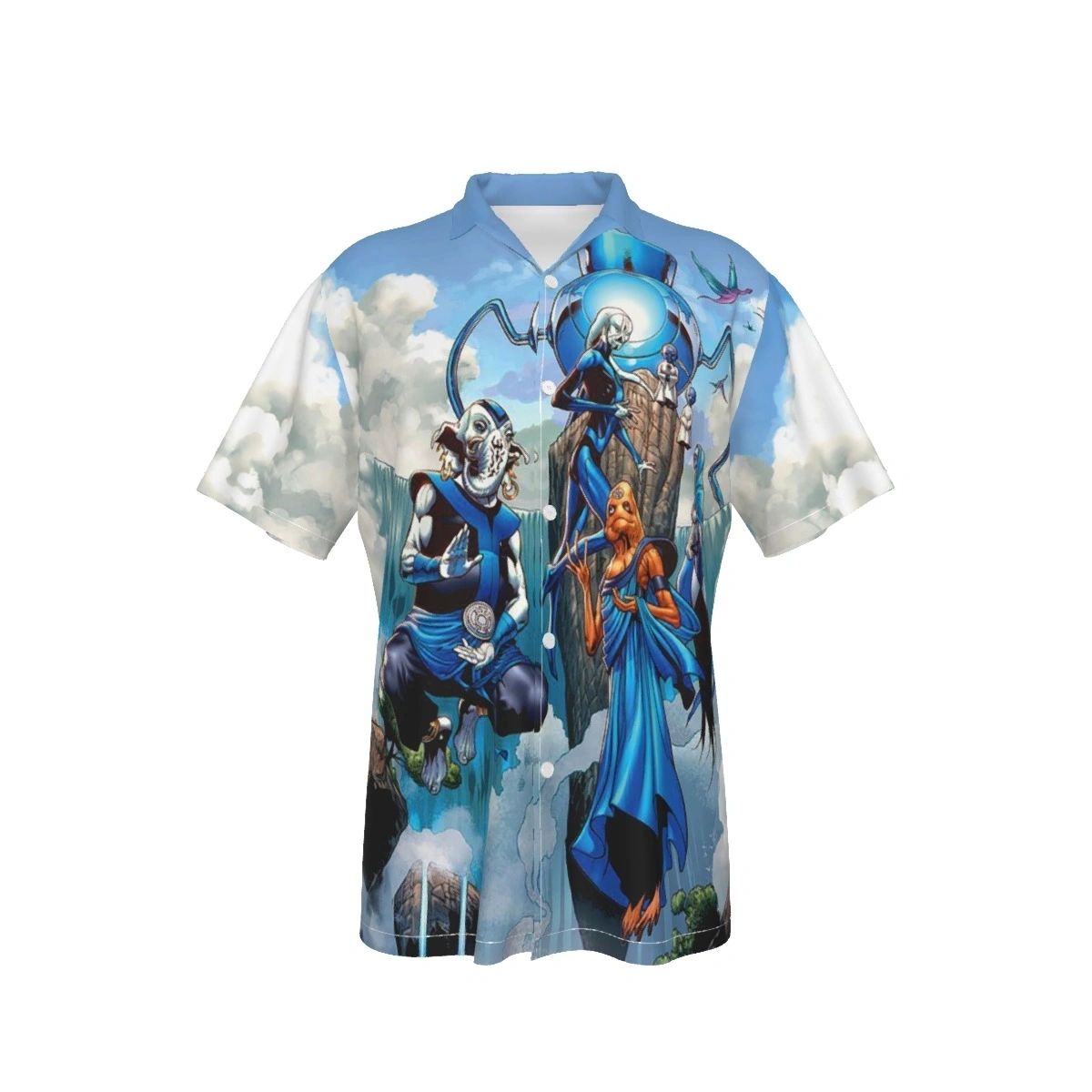 BLUE LANTERNS WORLD ALL OVER PRINT SHIRT AND TANK TOP - REFRESH