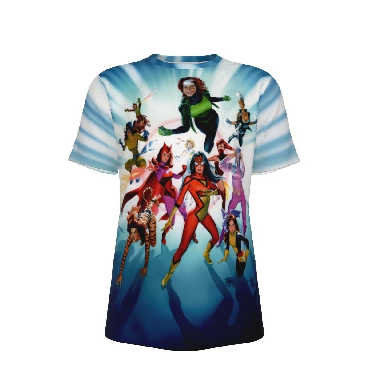 WOMEN OF MARVEL V2 WORLD ALL OVER PRINT SHIRT AND TANK TOP
