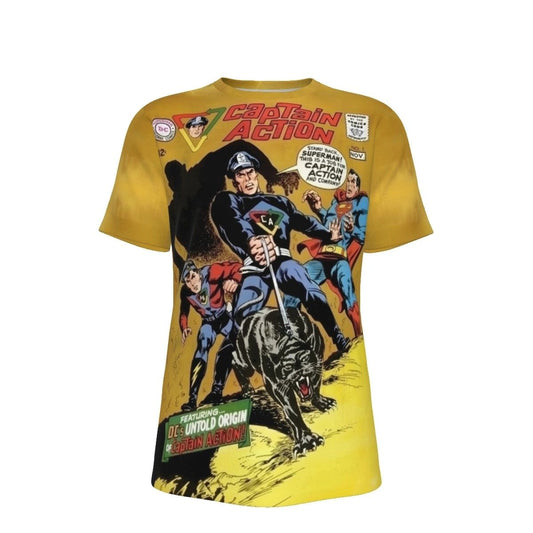 CAPTAIN ACTION 1 ALL OVER PRINT SHIRT AND TANK TOP