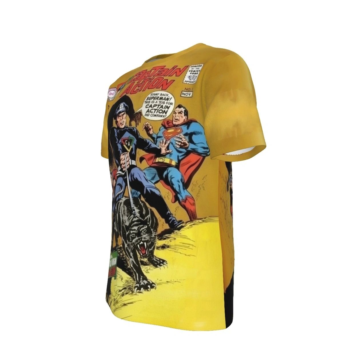 CAPTAIN ACTION 1 ALL OVER PRINT SHIRT AND TANK TOP