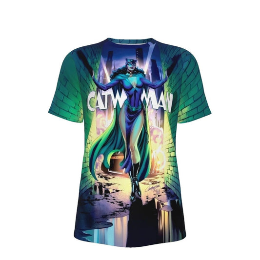 CATWOMAN 80 ALL OVER PRINT SHIRT AND TANK TOP