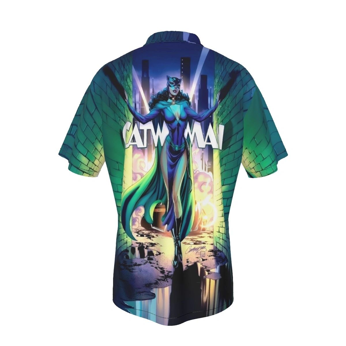 CATWOMAN 80 ALL OVER PRINT SHIRT AND TANK TOP