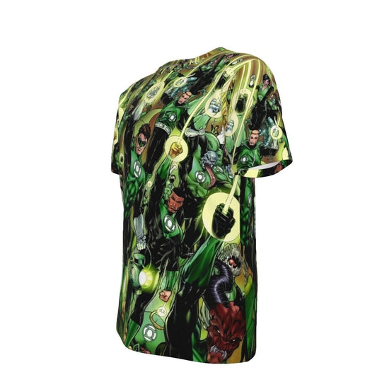 GREEN LANTERN CORPS LIGHT EM UP ALL OVER PRINT SHIRT AND TANK TOP