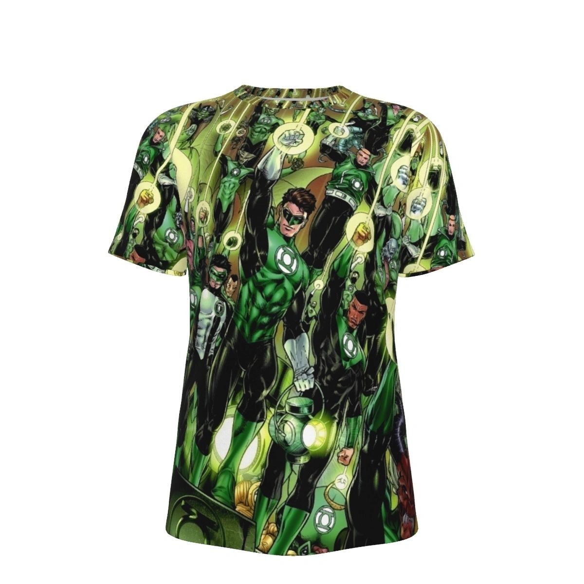 GREEN LANTERN CORPS LIGHT EM UP ALL OVER PRINT SHIRT AND TANK TOP