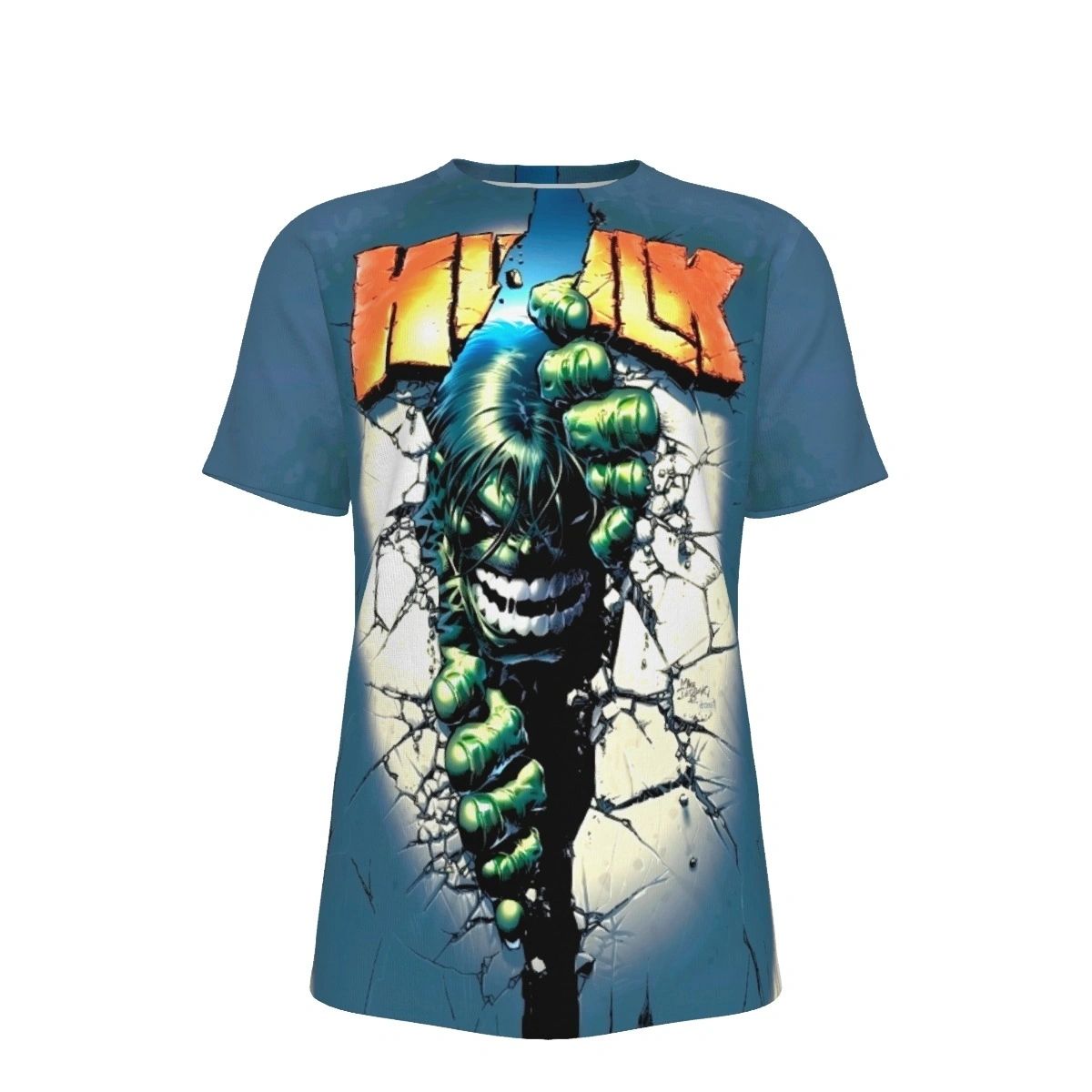 HULK BREAKS THRU ALL OVER PRINT SHIRT AND TANK TOP