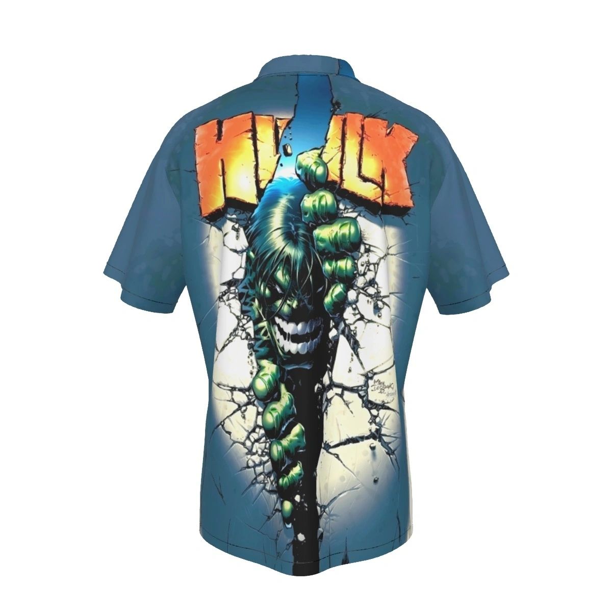 HULK BREAKS THRU ALL OVER PRINT SHIRT AND TANK TOP