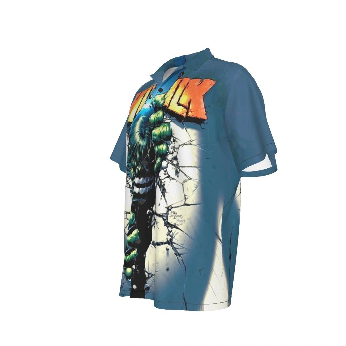 HULK BREAKS THRU ALL OVER PRINT SHIRT AND TANK TOP