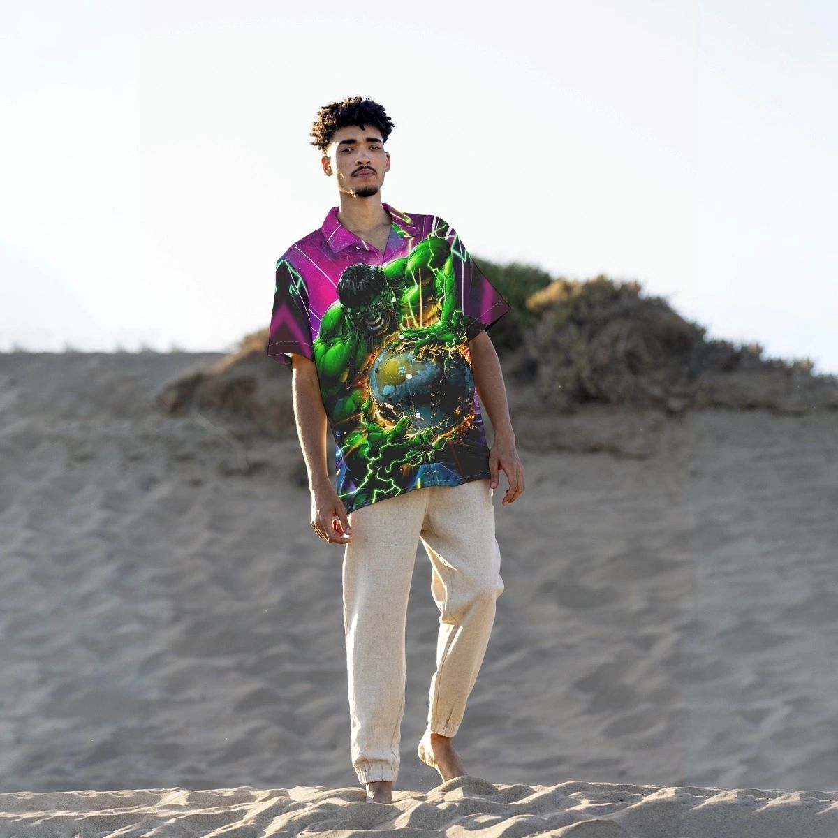 HULK 1 VIRGIN VAR THRU ALL OVER PRINT SHIRT AND TANK TOP