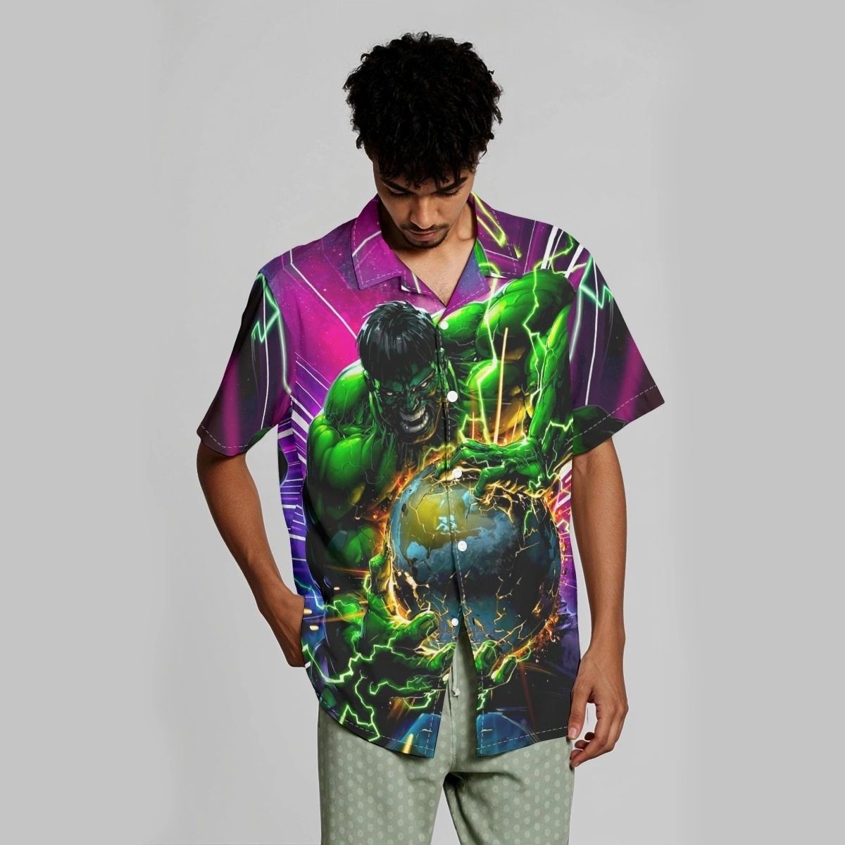 HULK 1 VIRGIN VAR THRU ALL OVER PRINT SHIRT AND TANK TOP