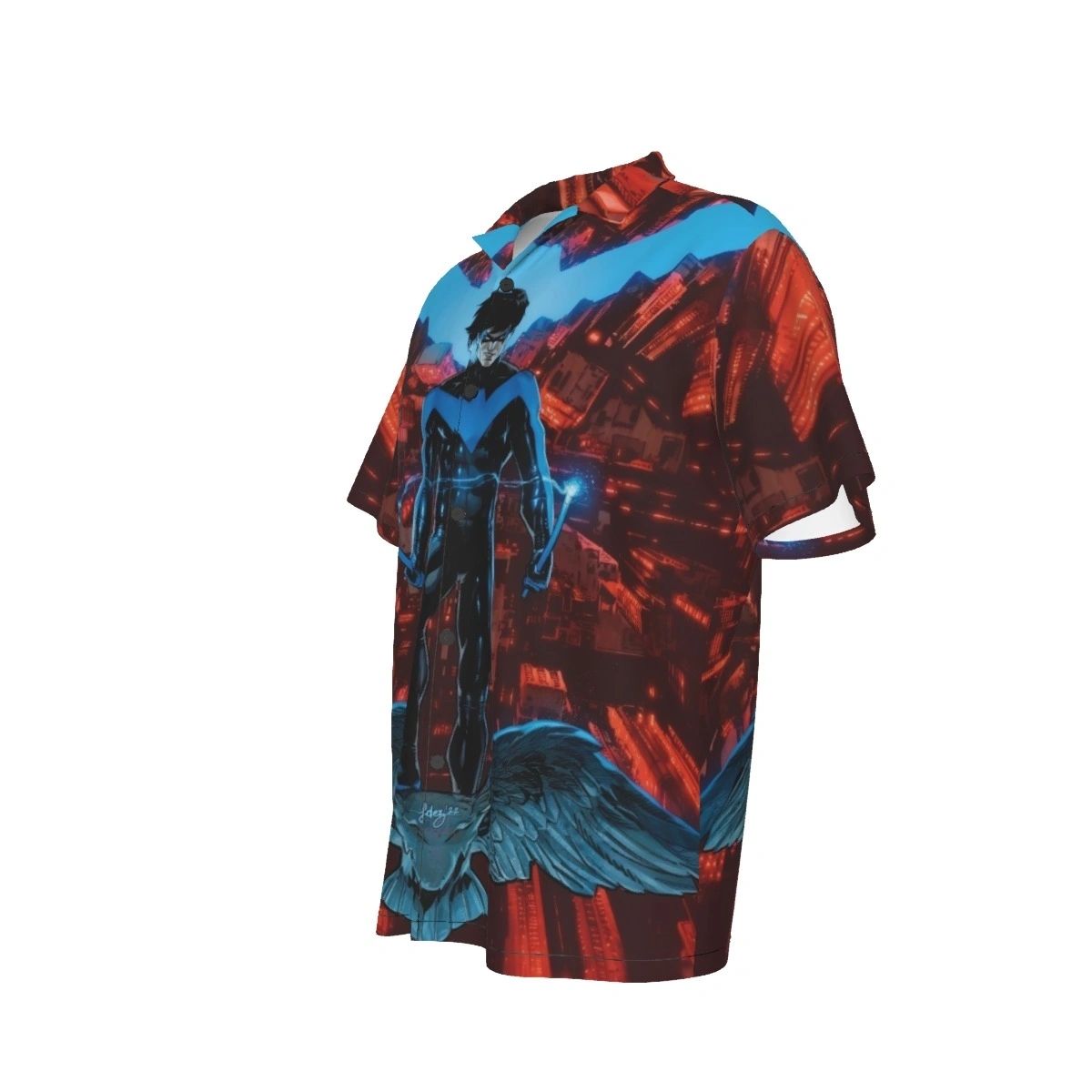 NIGHTWING 100 VAR ALL OVER PRINT SHIRT AND TANK TOP - JAVIER FERNANDEZ ART