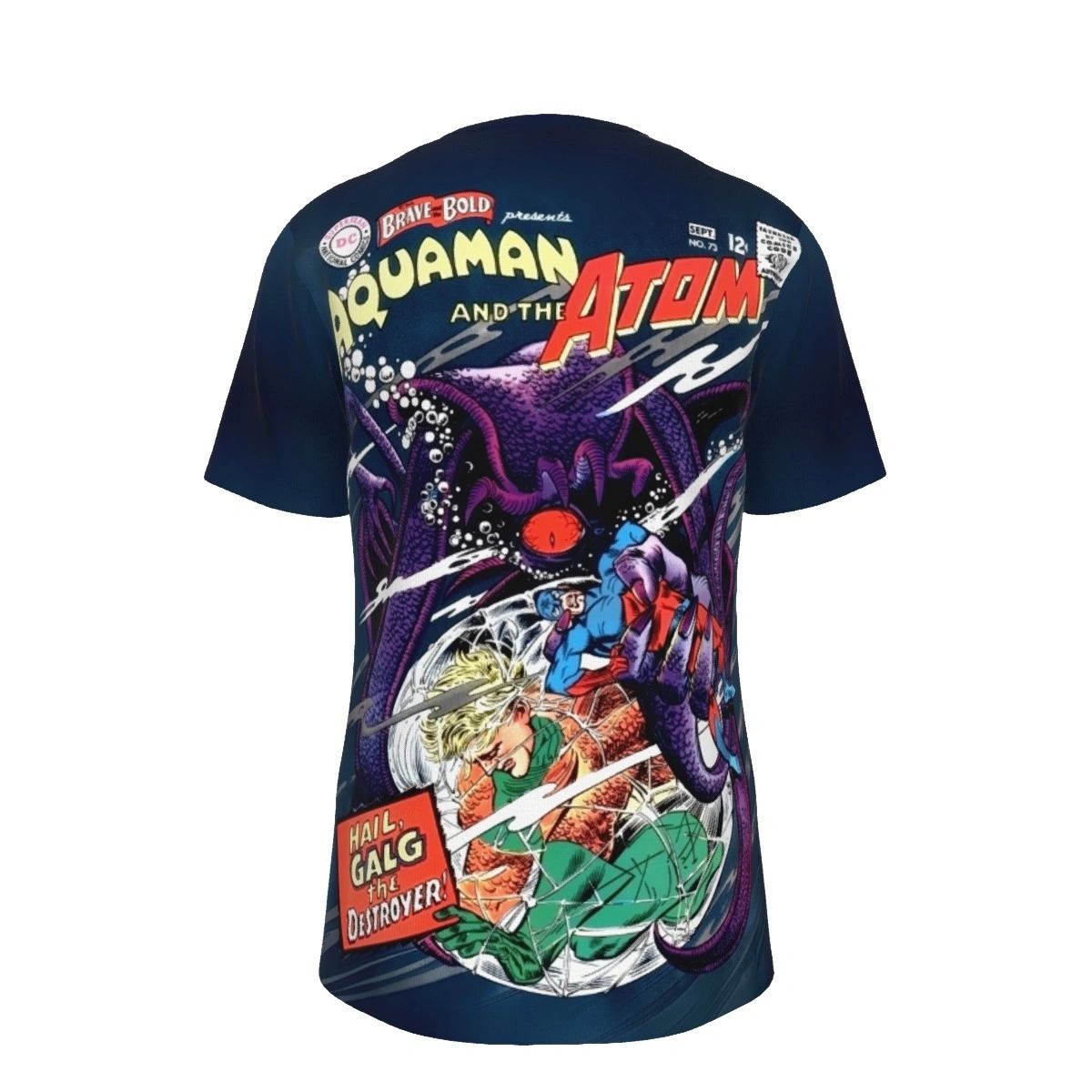 BRAVE AND THE BOLD 73 ALL OVER PRINT SHIRT AND TANK TOP - AQUAMAN, ATOM