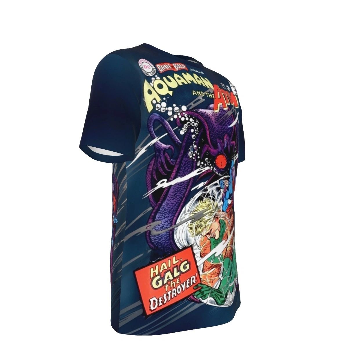 BRAVE AND THE BOLD 73 ALL OVER PRINT SHIRT AND TANK TOP - AQUAMAN, ATOM