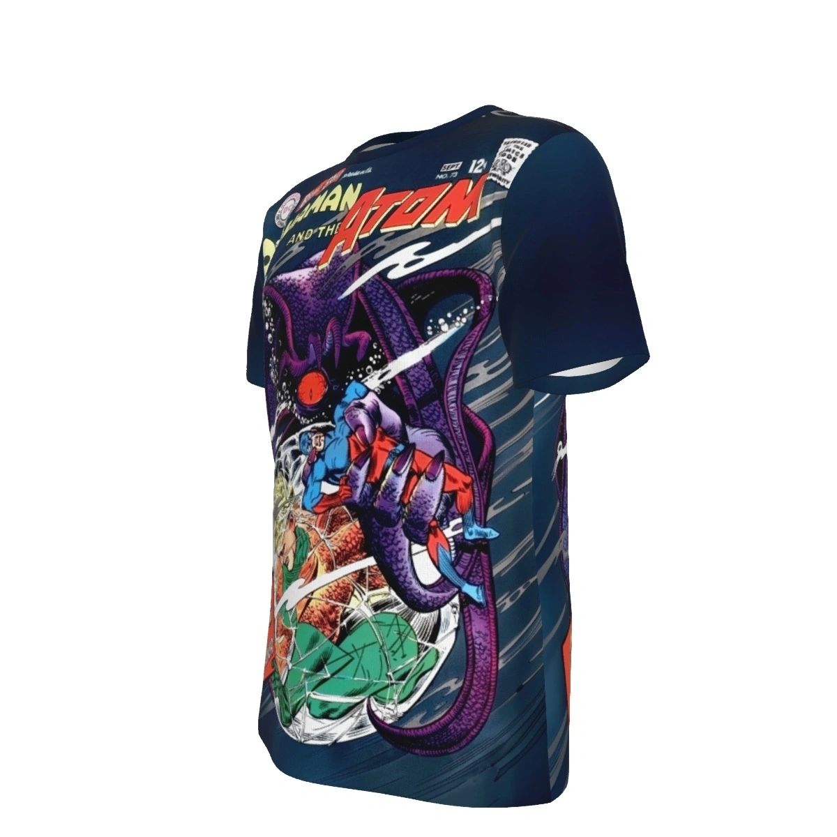 BRAVE AND THE BOLD 73 ALL OVER PRINT SHIRT AND TANK TOP - AQUAMAN, ATOM