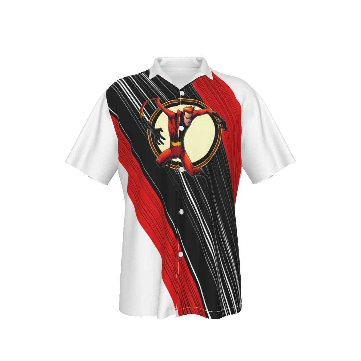 ELONGATED MAN READY ALL OVER PRINT SHIRT AND TANK TOP