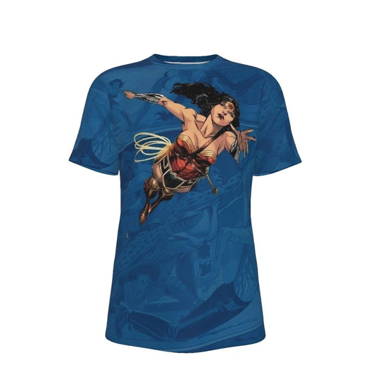 WONDER WOMAN GREATEST VICTORIES PAGE ALL OVER PRINT SHIRT AND TANK TOP