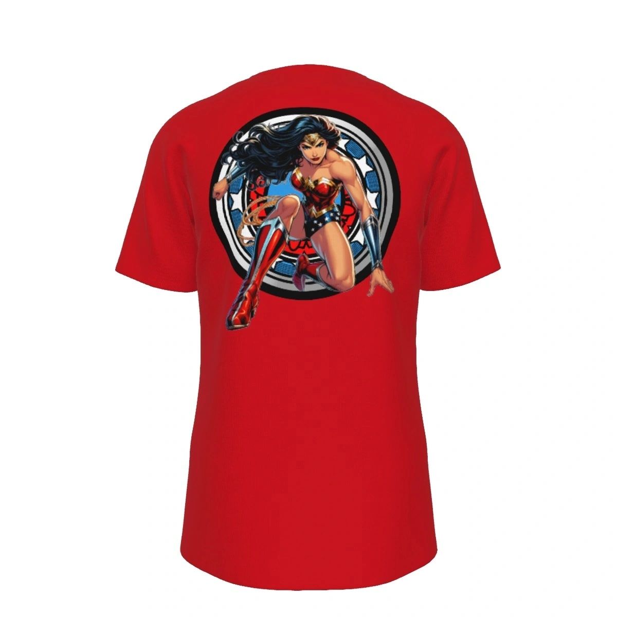 WONDER WOMAN EARTH 1 READY ALL OVER PRINT SHIRT AND TANK TOP