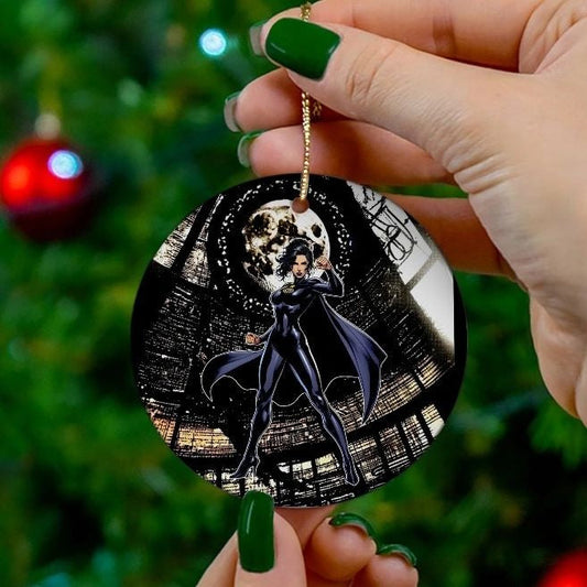 LYDDA JATH NIGHT GIRL READY READY CHRISTMAS TREE ORNAMENT