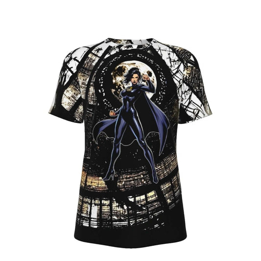 LYDDA JATH NIGHT GIRL READY ALL OVER PRINT SHIRT