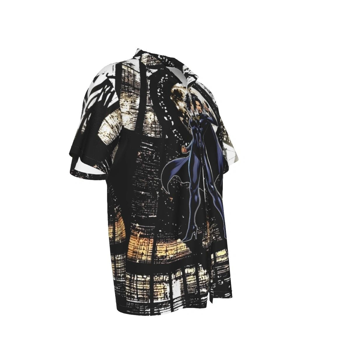 LYDDA JATH NIGHT GIRL READY ALL OVER PRINT SHIRT