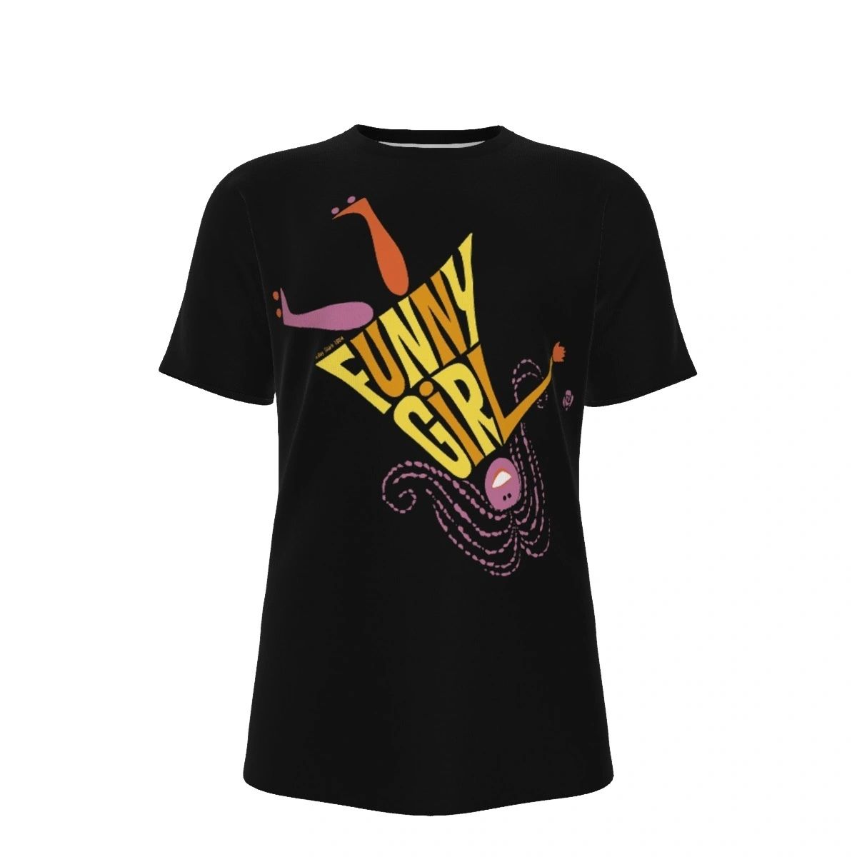 FUNNY GIRL MOVIE LOGO ALL OVER PRINT SHIRT