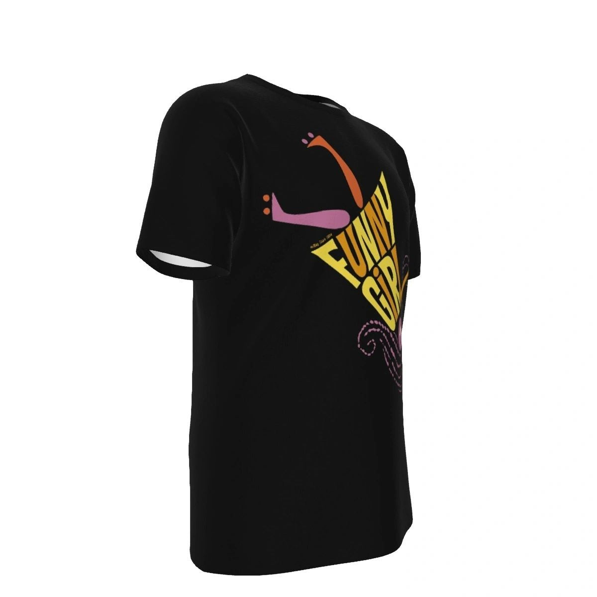 FUNNY GIRL MOVIE LOGO ALL OVER PRINT SHIRT