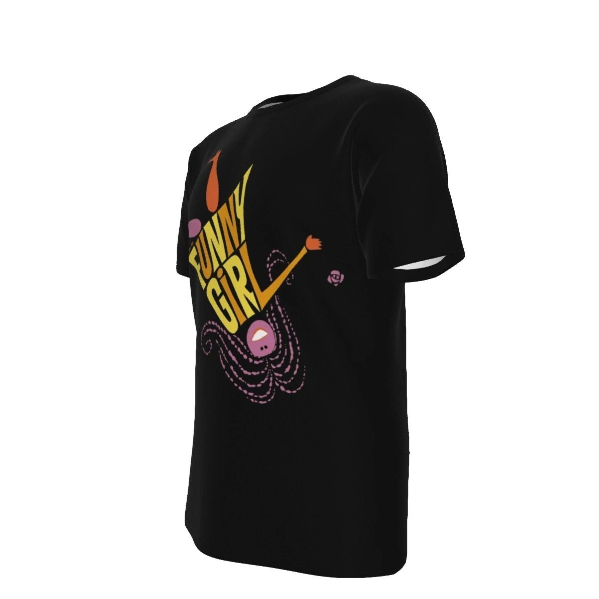 FUNNY GIRL MOVIE LOGO ALL OVER PRINT SHIRT
