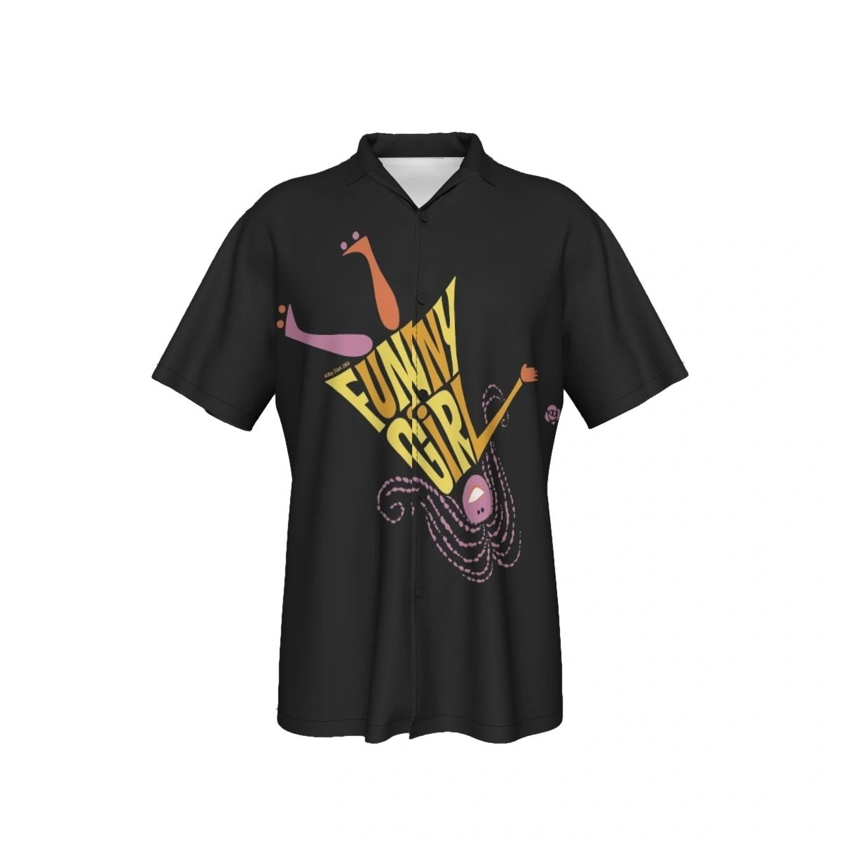 FUNNY GIRL MOVIE LOGO ALL OVER PRINT SHIRT