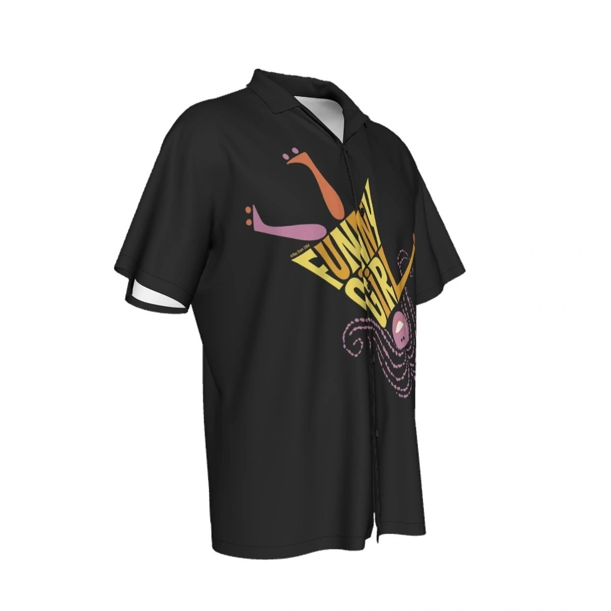 FUNNY GIRL MOVIE LOGO ALL OVER PRINT SHIRT