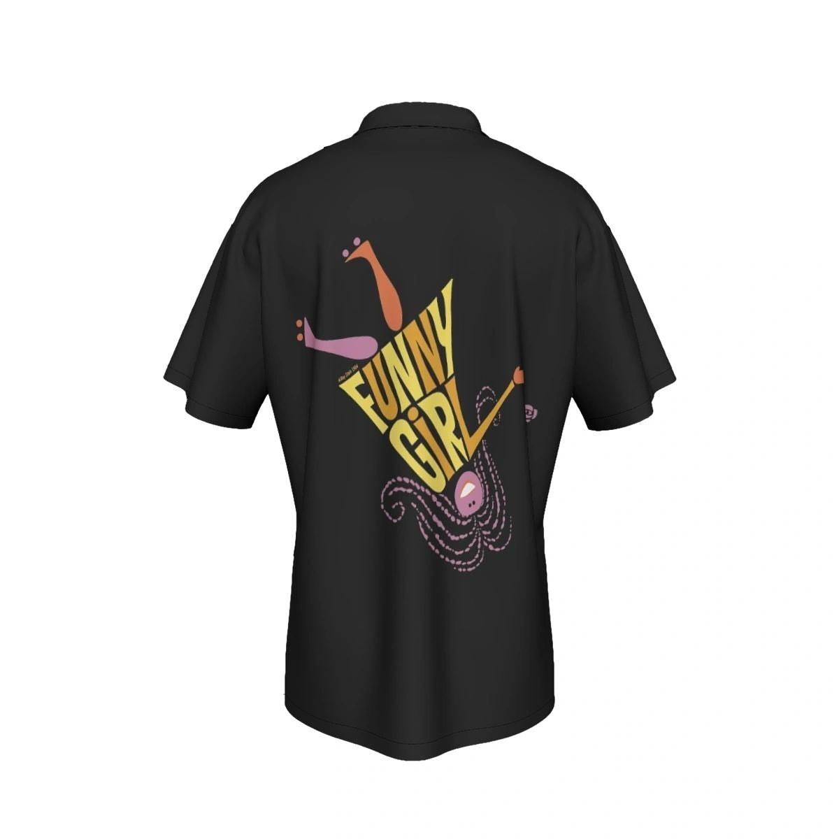 FUNNY GIRL MOVIE LOGO ALL OVER PRINT SHIRT
