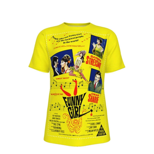 FUNNY GIRL MOVIE POSTER 2 ALL OVER PRINT SHIRT