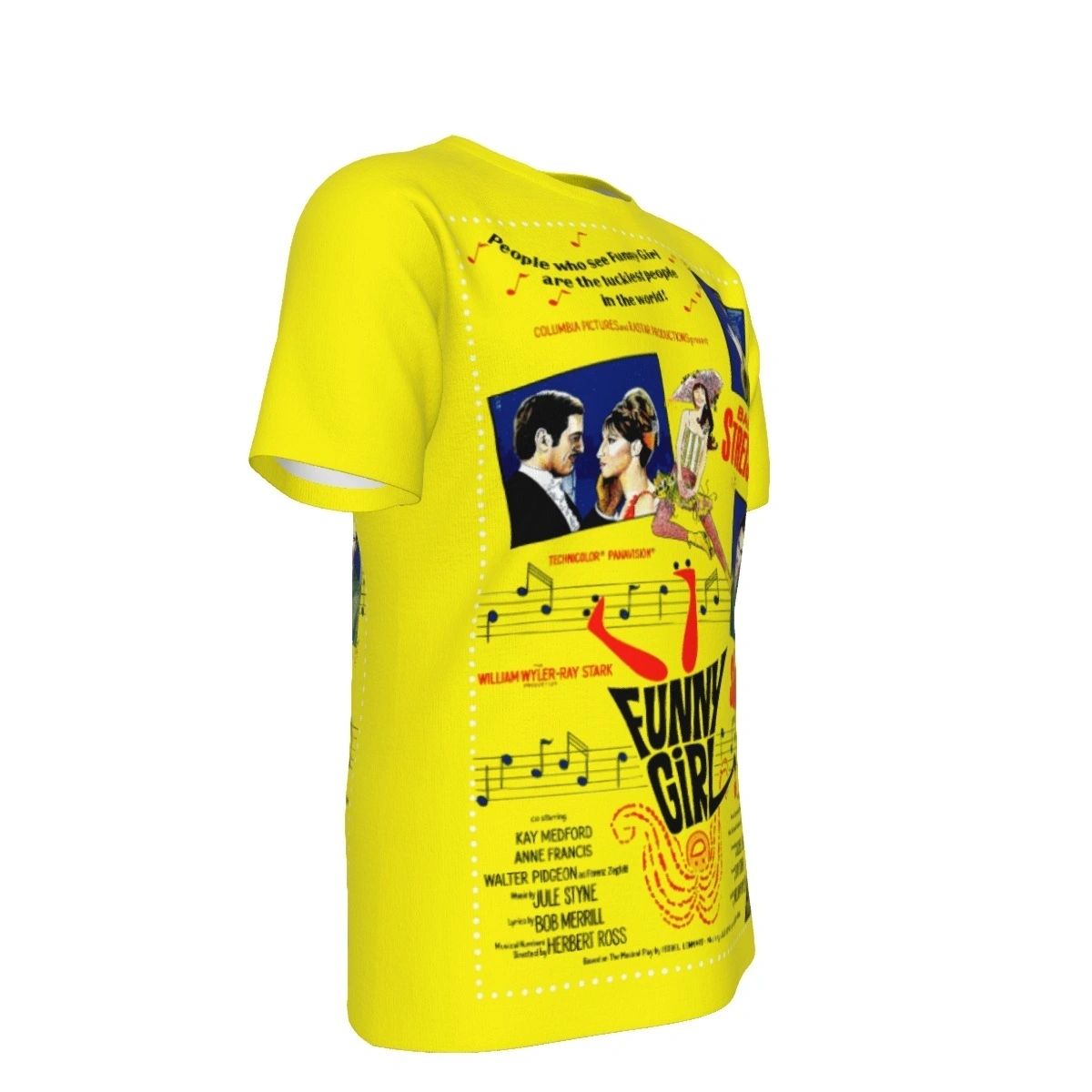 FUNNY GIRL MOVIE POSTER 2 ALL OVER PRINT SHIRT