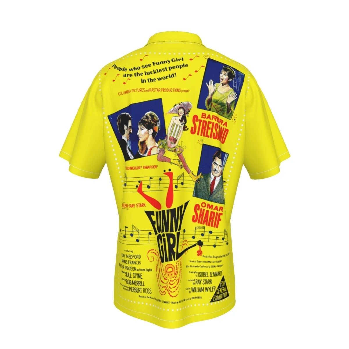 FUNNY GIRL MOVIE POSTER 2 ALL OVER PRINT SHIRT