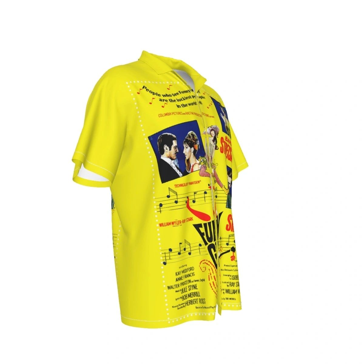 FUNNY GIRL MOVIE POSTER 2 ALL OVER PRINT SHIRT