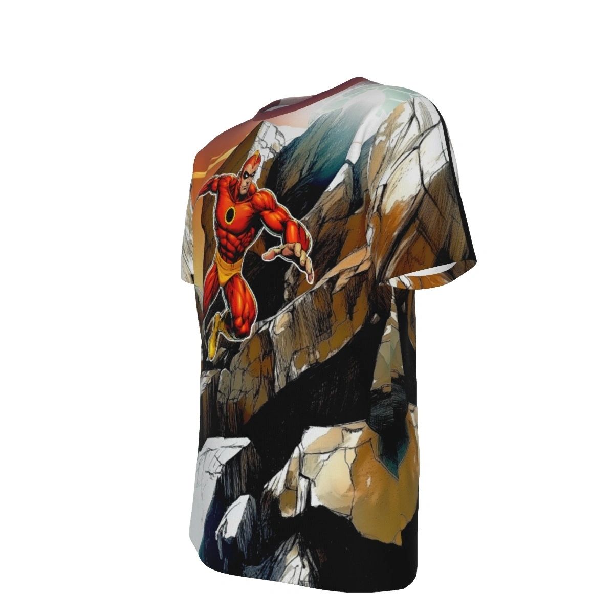 CRIMSON AVENGER ALL OVER PRINT SHIRT - 7 SOLDIERS OF VICTORY