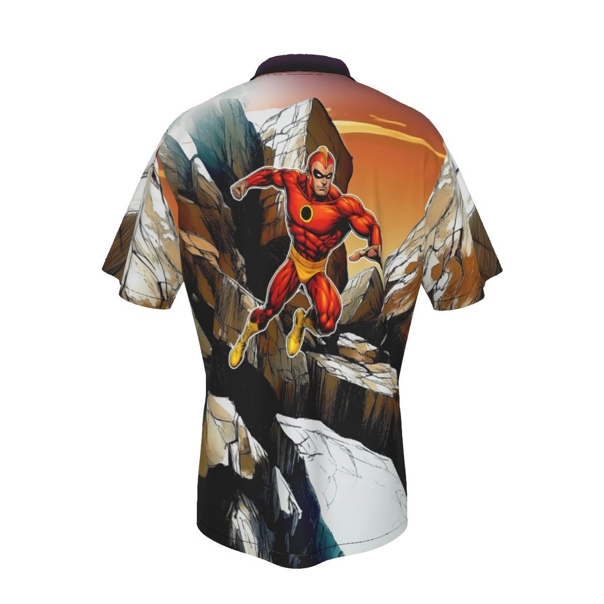 CRIMSON AVENGER ALL OVER PRINT SHIRT - 7 SOLDIERS OF VICTORY