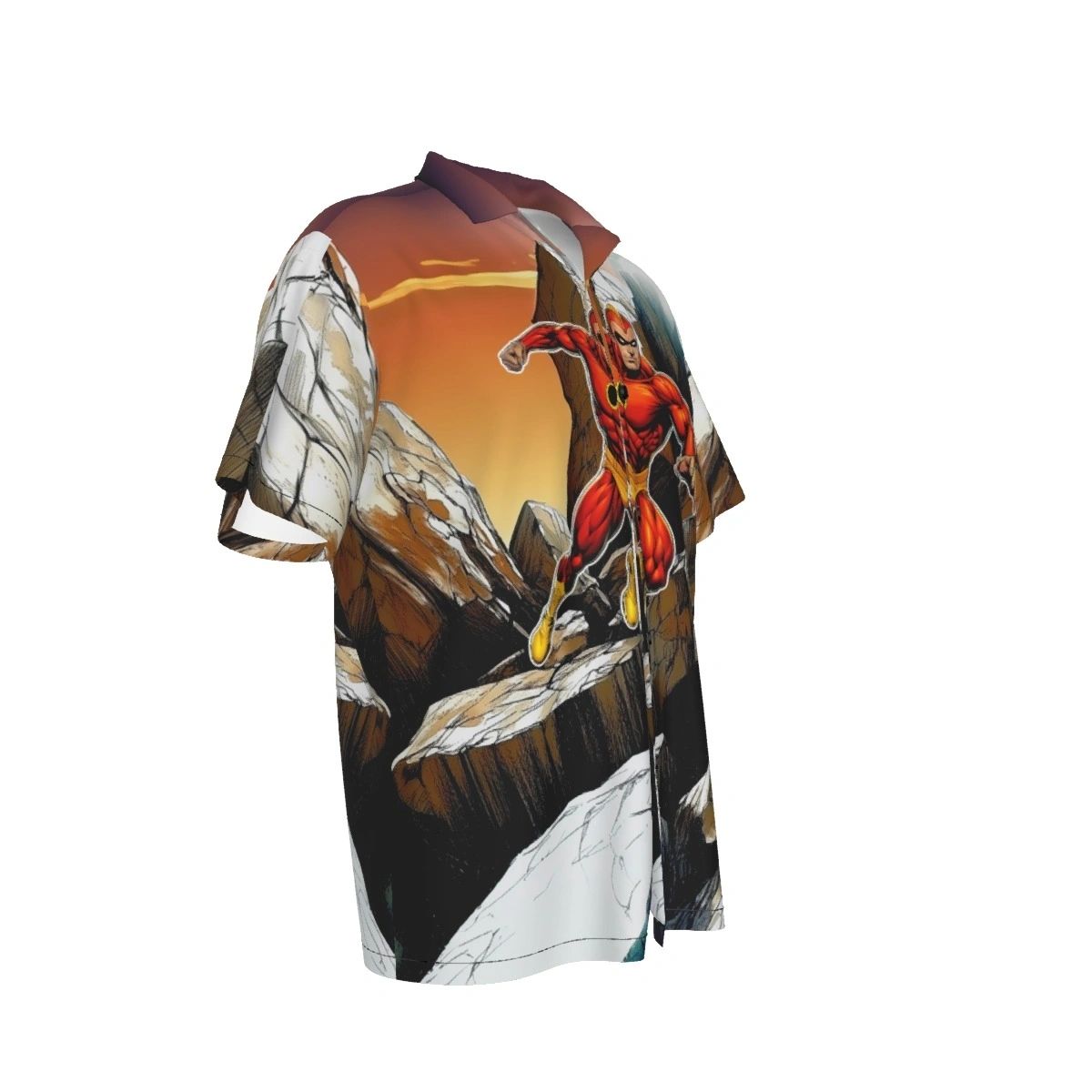 CRIMSON AVENGER ALL OVER PRINT SHIRT - 7 SOLDIERS OF VICTORY