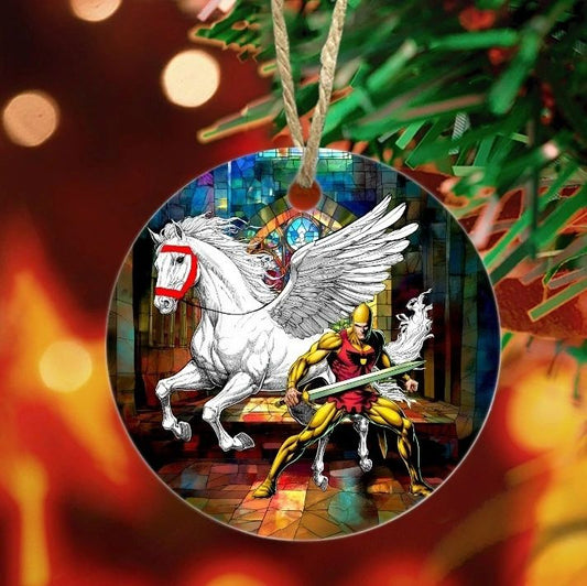 SHINING KNIGHT READY CHRISTMAS TREE ORNAMENT