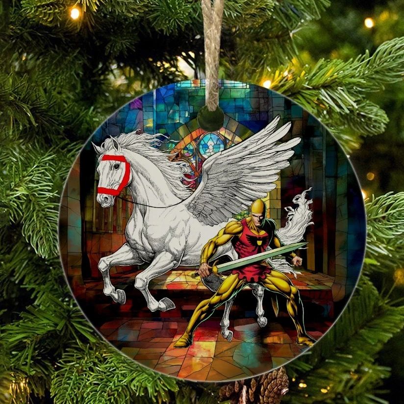 SHINING KNIGHT READY CHRISTMAS TREE ORNAMENT