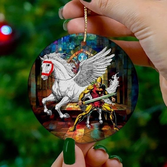 SHINING KNIGHT READY CHRISTMAS TREE ORNAMENT