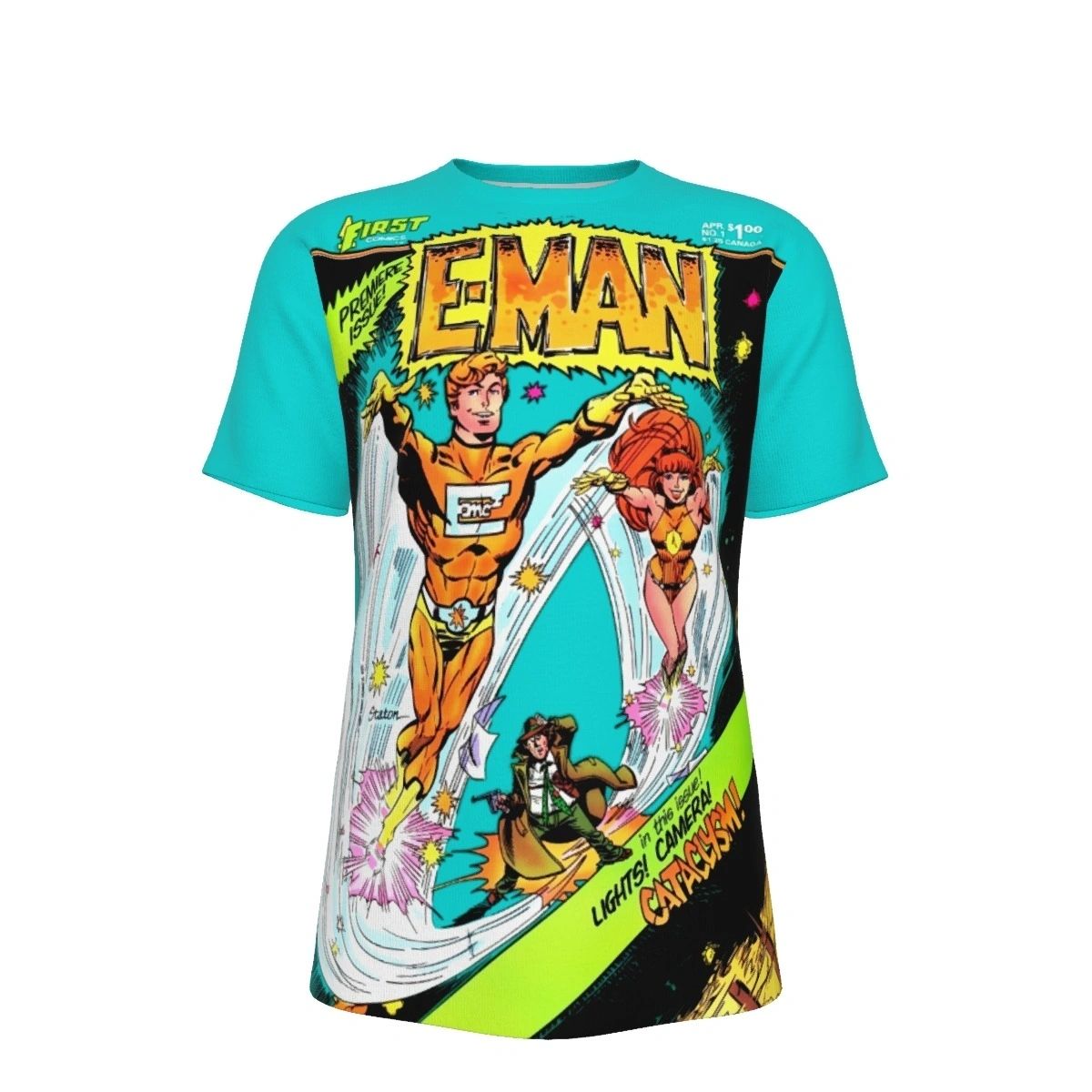E-MAN #1 V2 READY ALL OVER PRINT SHIRTS
