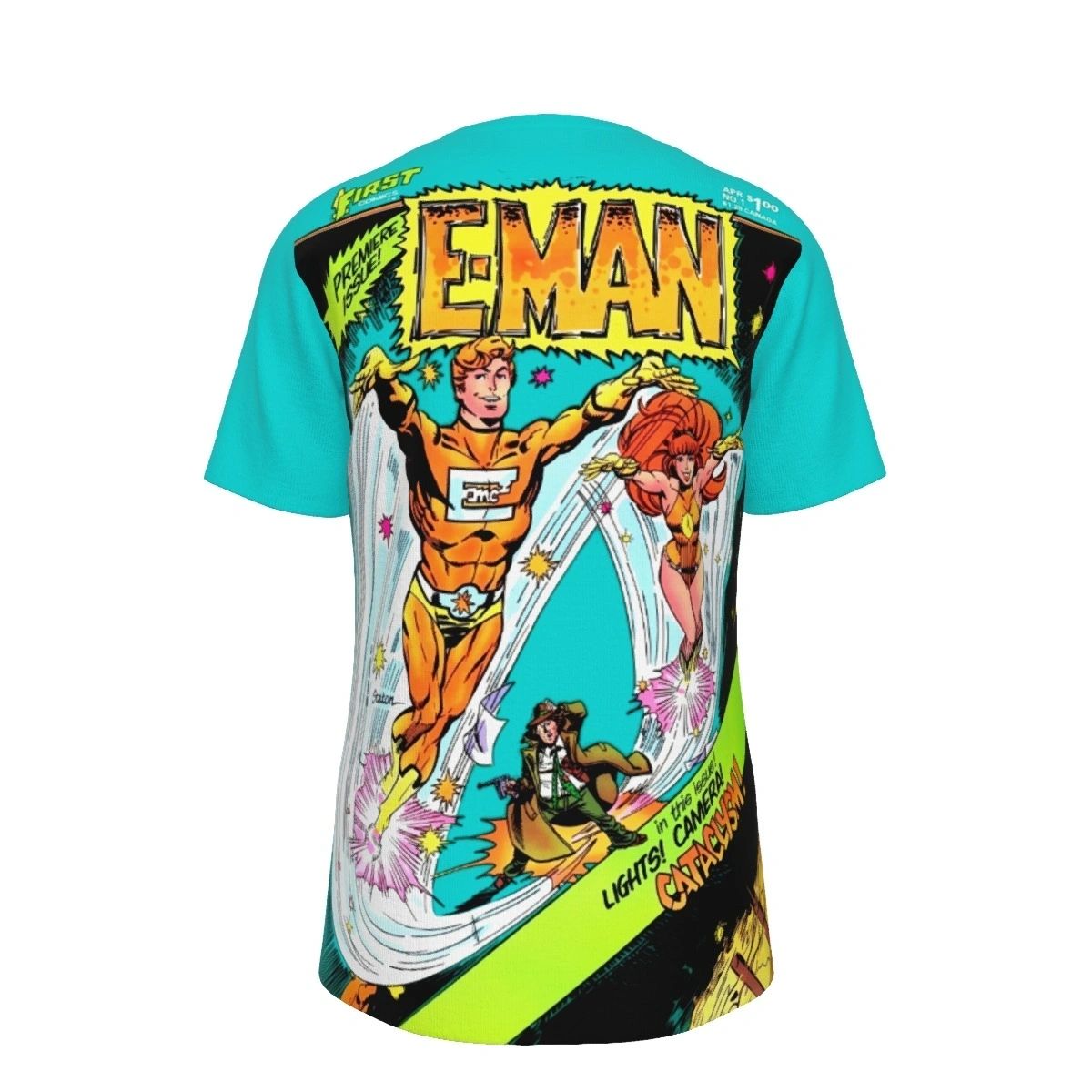 E-MAN #1 V2 READY ALL OVER PRINT SHIRTS