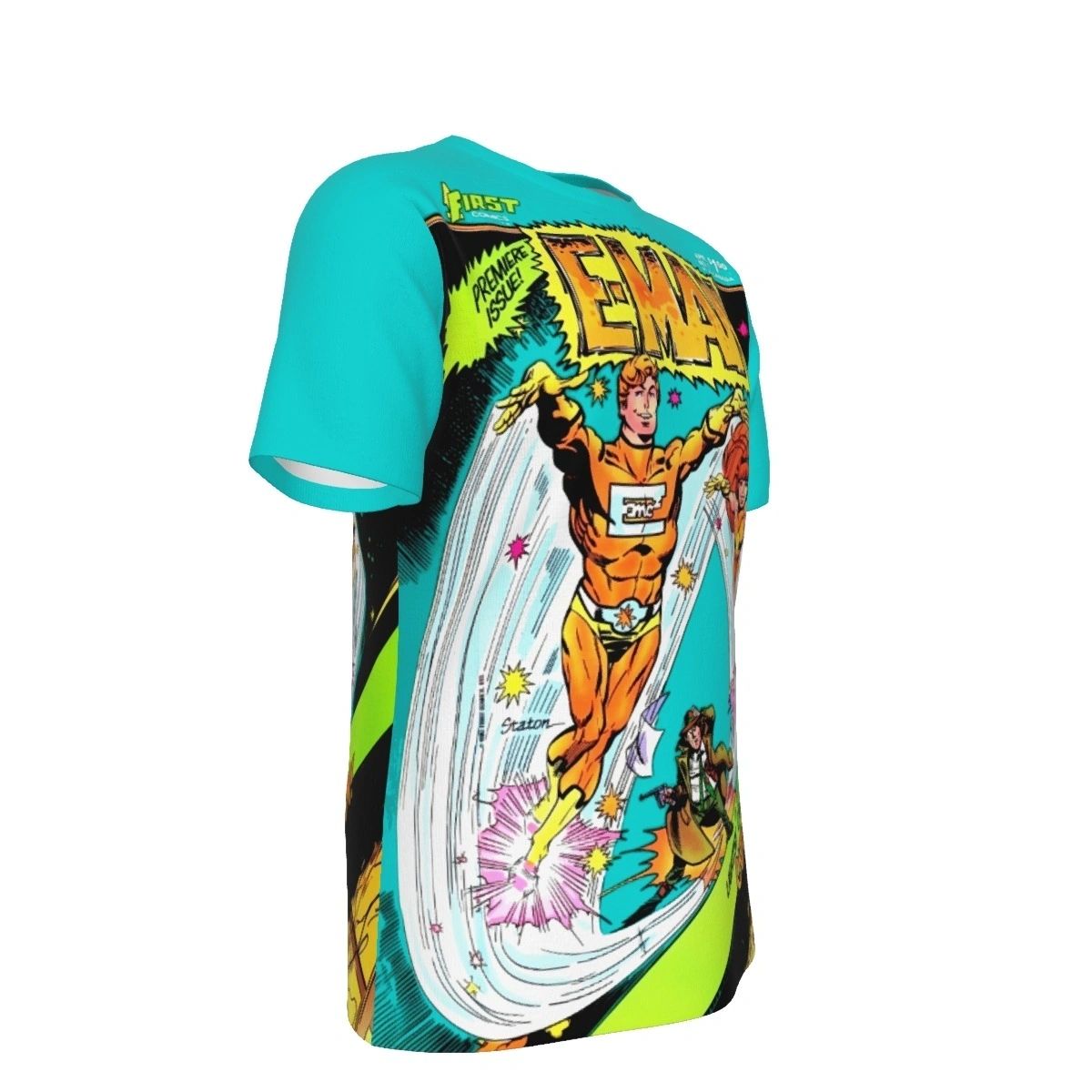 E-MAN #1 V2 READY ALL OVER PRINT SHIRTS