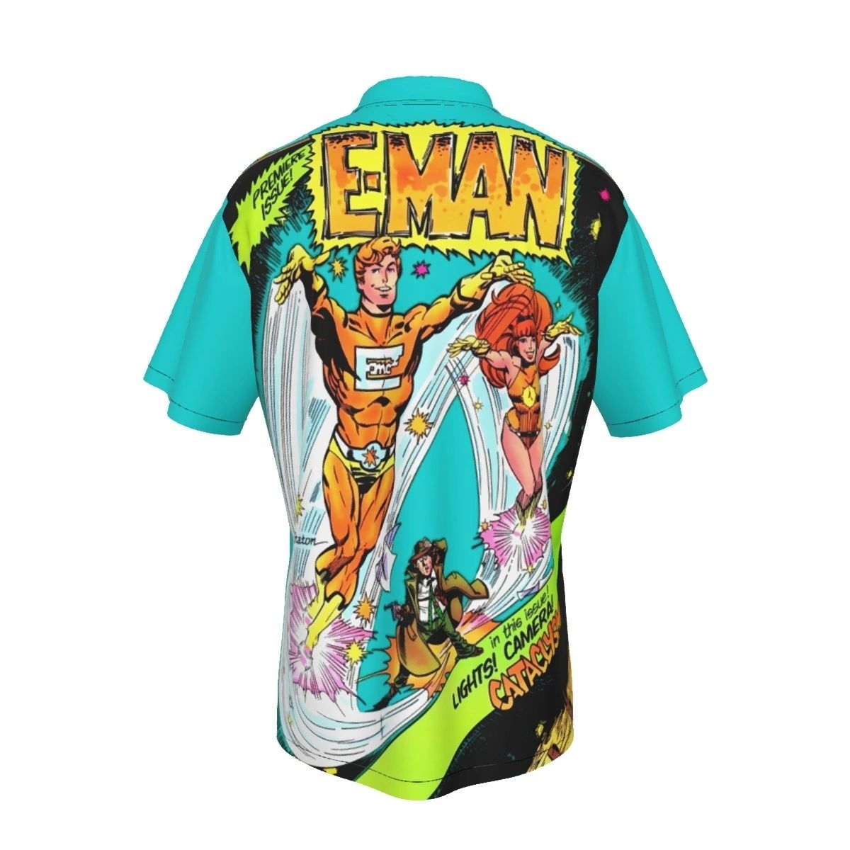 E-MAN #1 V2 READY ALL OVER PRINT SHIRTS